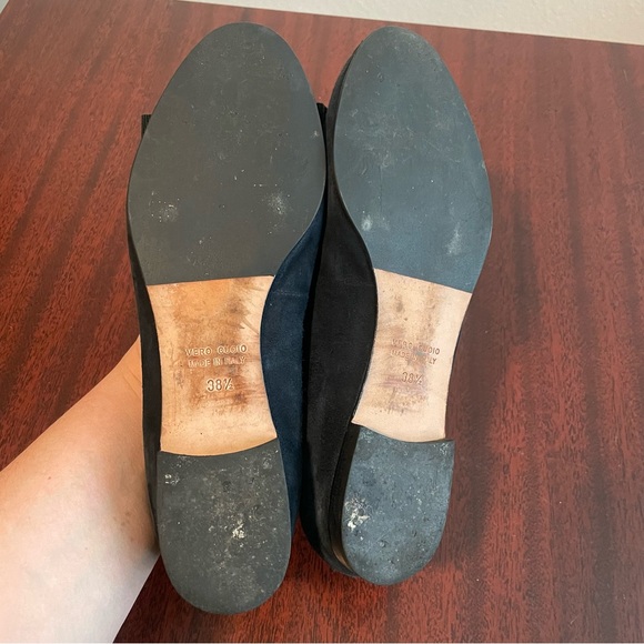 Patricia Green Womens Suede Velvet Feel Flats Slip Ons - Picture 5 of 7